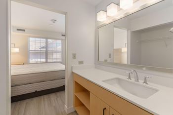 Bathroom with extra storage